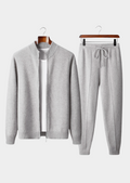 PURE EXTRA-FINE MERINO WOOL LUZZO SET - LIGHT GRAY