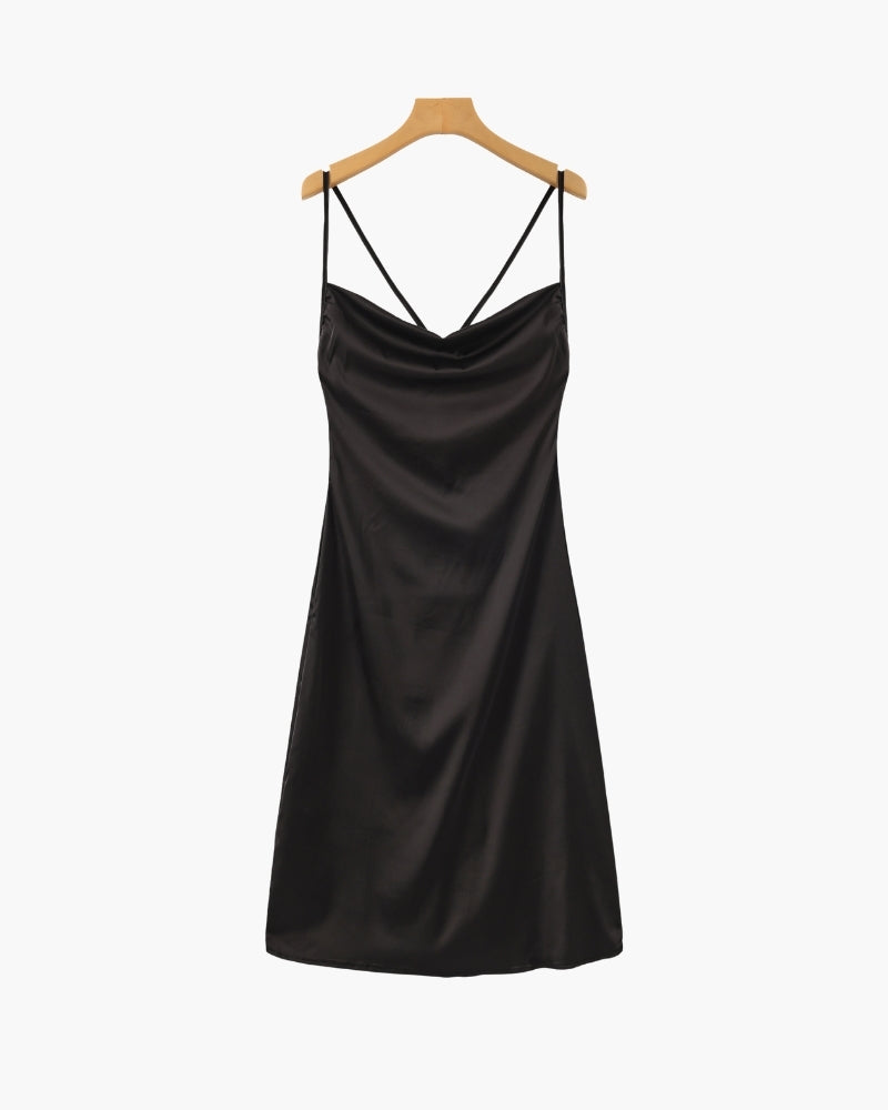 Old Money Silk Slip Dress