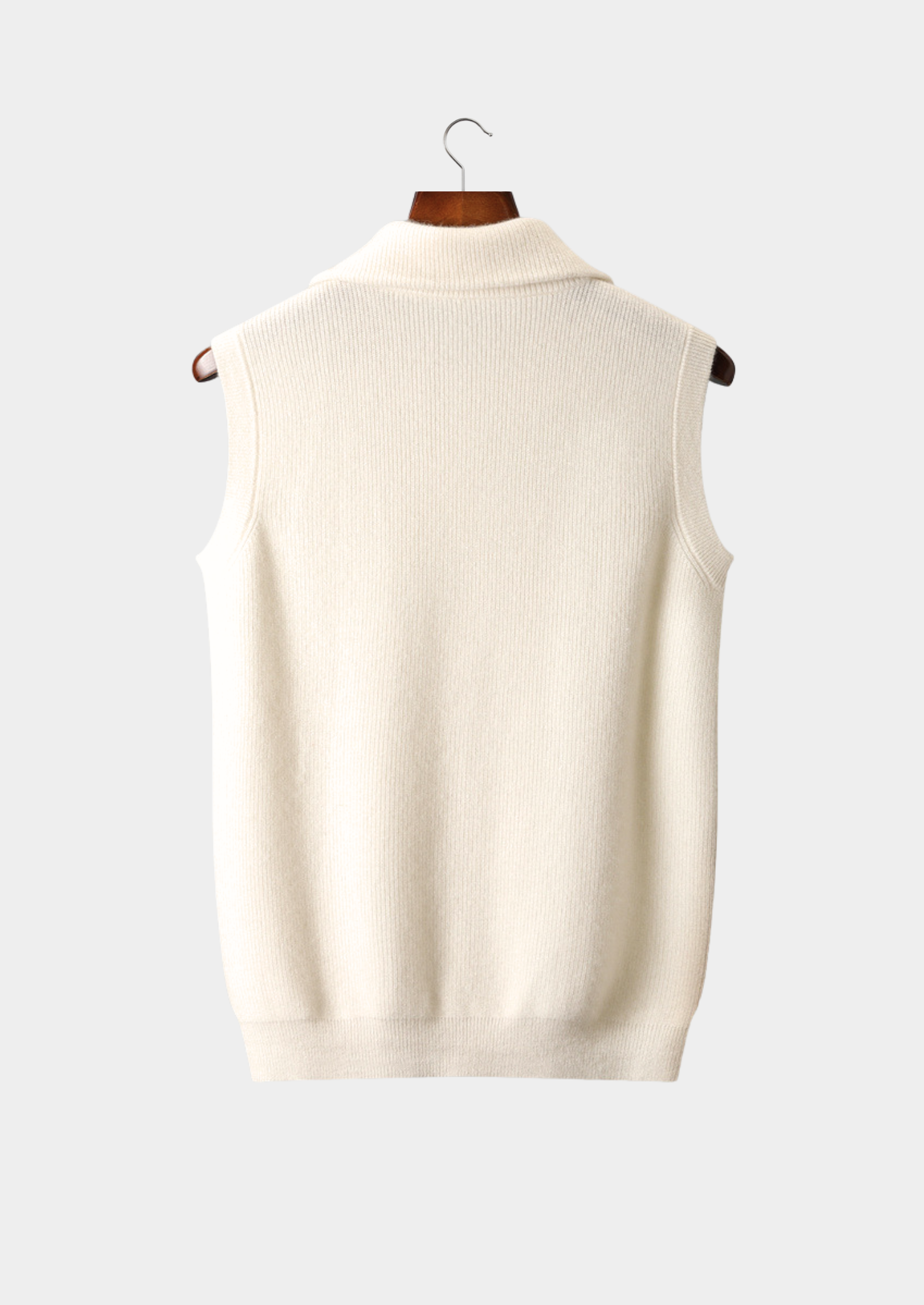 PURE CASHMERE BODY WARMER VEST