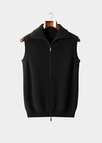 PURE CASHMERE BODY WARMER VEST