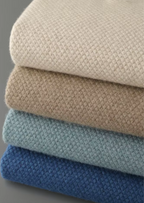 PREMIUM CASHMERE TEXTURED SWEATER POLO