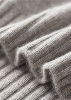 PURE CASHMERE MOCKNECK SWEATER
