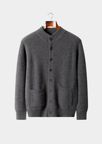 PURE CASHMERE BUTTON OVERSHIRT