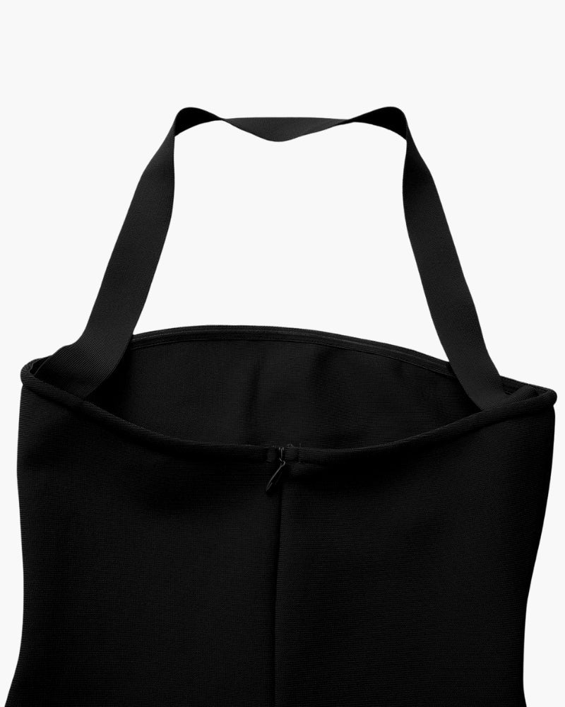 Halter Neck Slim Fit Maxi Dress