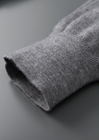 PREMIUM CASHMERE BUTTONLESS SWEATER POLO