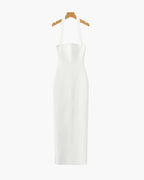 Halter Neck Slim Fit Maxi Dress
