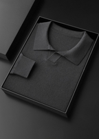PREMIUM CASHMERE BUTTONLESS SWEATER POLO
