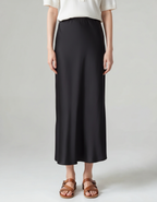 Old Money Silk Skirt